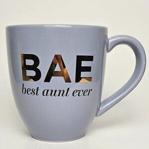 Indigo "BAE Best Aunt Ever" Inspirational Coffee Mug